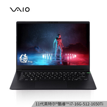 
                                        
                                                                                VAIO FH14 侍14Pro 11代标压14英寸1.4Kg高性能轻薄ノートパソコン电脑(i7-11370H-16G-512G GTX1650Ti 高色域)斑斓黑                